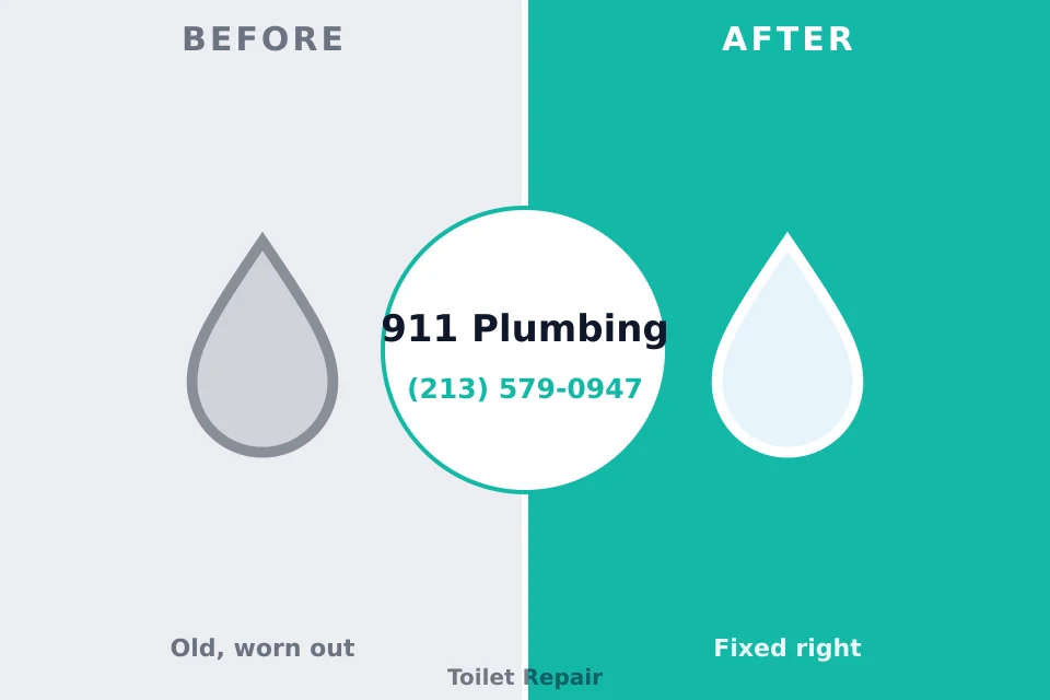Before and after: plumbing repair Rainbow Lakes Estates, FL